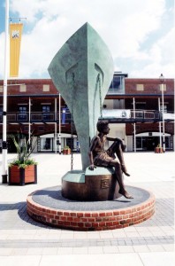 Jubilee statue Ht 12 ft, Gun Wharf Keys, Portsmouth